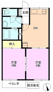 フレグランス会【1階】の間取り