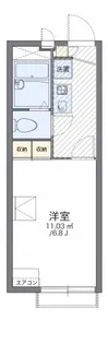 レオパレス小柳町III【2階】の間取り