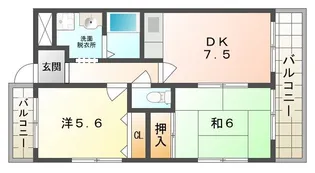 スタンドアップ忍ヶ丘【3階】の間取り