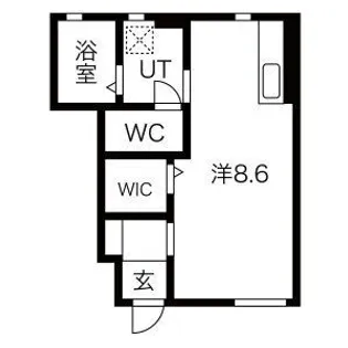 メゾンロシェ【1階】の間取り