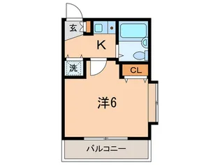 アトレーユ 清水【5階】の間取り