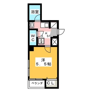 T’s スクエアー【4階】の間取り