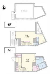 クーカイ・テラス恵比寿【5階】の間取り