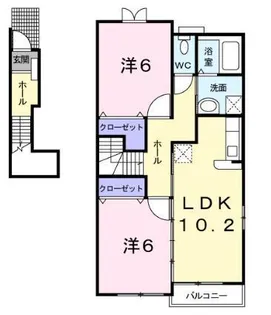 グランフィオーレ【2階】の間取り