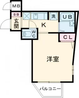 ル・リオン目黒I【2階】の間取り