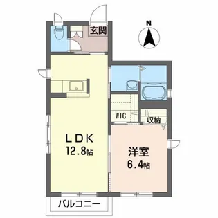 福島県郡山市富田東2【アパート】の間取り