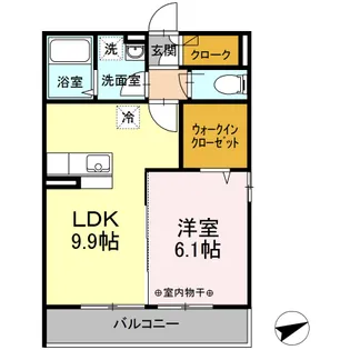 グレイスハイツ【2階】の間取り