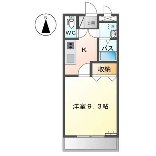 リバーサイド都【1階】の間取り