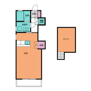 ウェーブHAMAJIRI【2階】の間取り