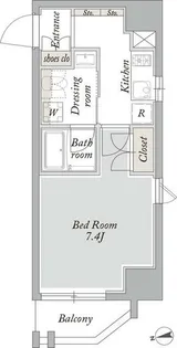 東京都台東区小島1【マンション】の間取り