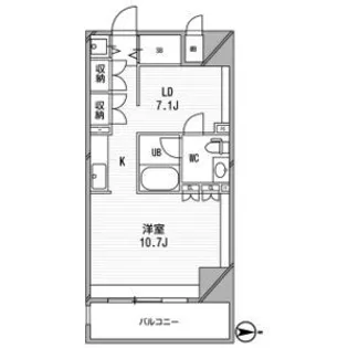 アーデンタワー南堀江【4階】の間取り