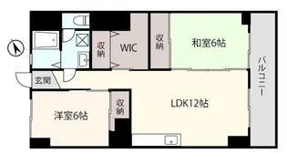 アシスト青森マンション【5階】の間取り