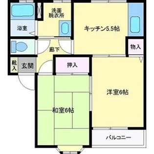 アルコバレーノ【2階】の間取り