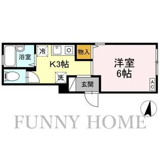 東京都世田谷区上馬2【アパート】の間取り