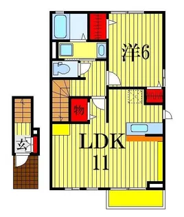 シュプール馬込【2階】の間取り