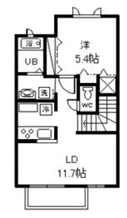 アムール【2階】の間取り