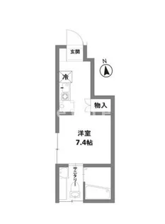 カルテット池袋【1階】の間取り