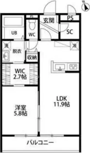 静岡県浜松市中央区曳馬5【マンション】の間取り