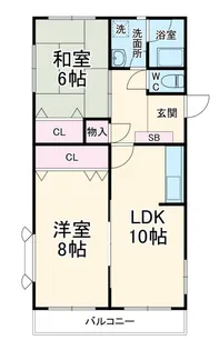 シンフォニー【1階】の間取り