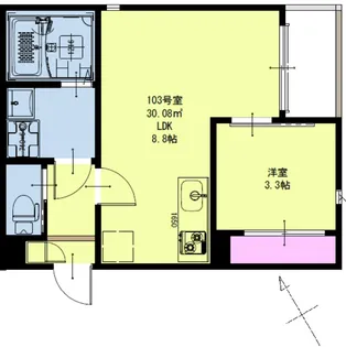 GRANDTIC北仙台【1階】の間取り