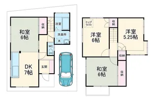 神奈川県海老名市大谷南4【一戸建】の間取り