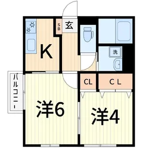 ウィングM【2階】の間取り