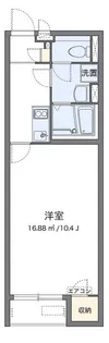 クレイノグランルーチェII【1階】の間取り