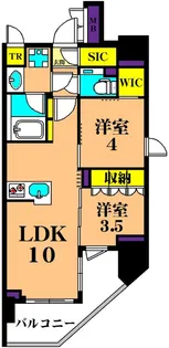 東京都品川区西大井1【マンション】の間取り