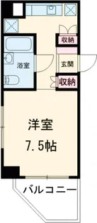 1Rの間取り画像