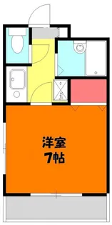 1Kの間取り画像