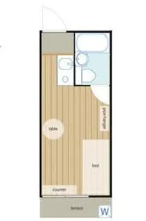 メゾン・ド・カナリ【1階】の間取り