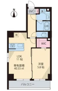 COURT TAKETOKU III【3階】の間取り