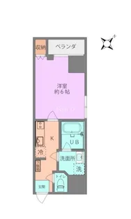 スカイコートパレス八丁堀【3階】の間取り