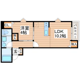 Grand Chariot K 大和町【2階】の間取り
