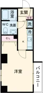 ジュエル板橋区役所前【4階】の間取り