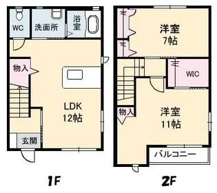 デュオ B棟【1階】の間取り
