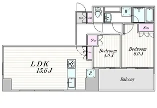 パークタワー池袋イーストプレイス【20階】の間取り