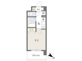 カーサ・ヴェルジェ【5階】の間取り