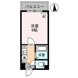 ユーサンハイライズ【3階】の間取り
