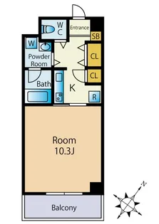 Reveur【3階】の間取り