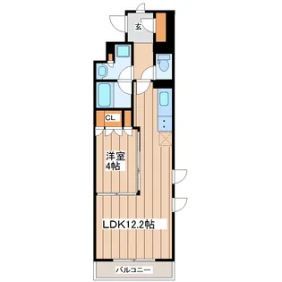 パークアクシス仙台西公園【10階】の間取り