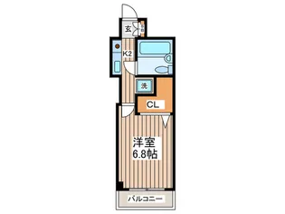 ブランコ-ト仙川【1階】の間取り
