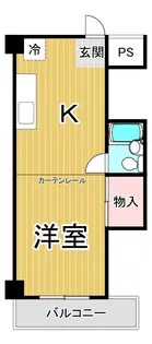 ドミトリー甲子園【4階】の間取り