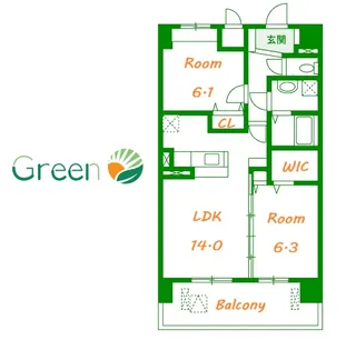 神奈川県藤沢市石川1【マンション】の間取り