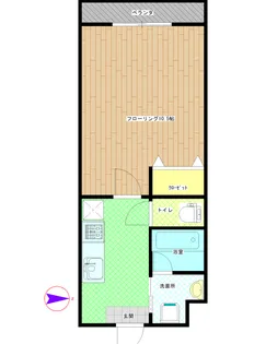 カーサ・デル・ソル【2階】の間取り