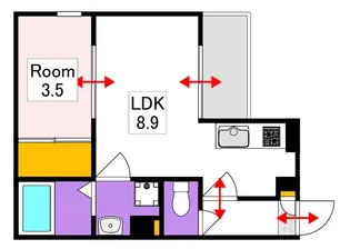 REGALEST平井【2階】の間取り