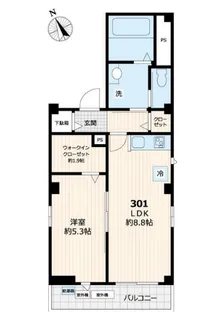 メゾン536【3階】の間取り