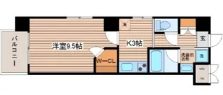 フロレゾン庚午北【4階】の間取り