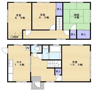 埼玉県戸田市美女木1【一戸建】の間取り