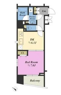 東京都大田区蒲田5【マンション】の間取り